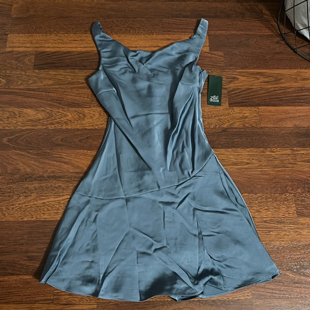 Womens Juniors Wild Fable Blue dress